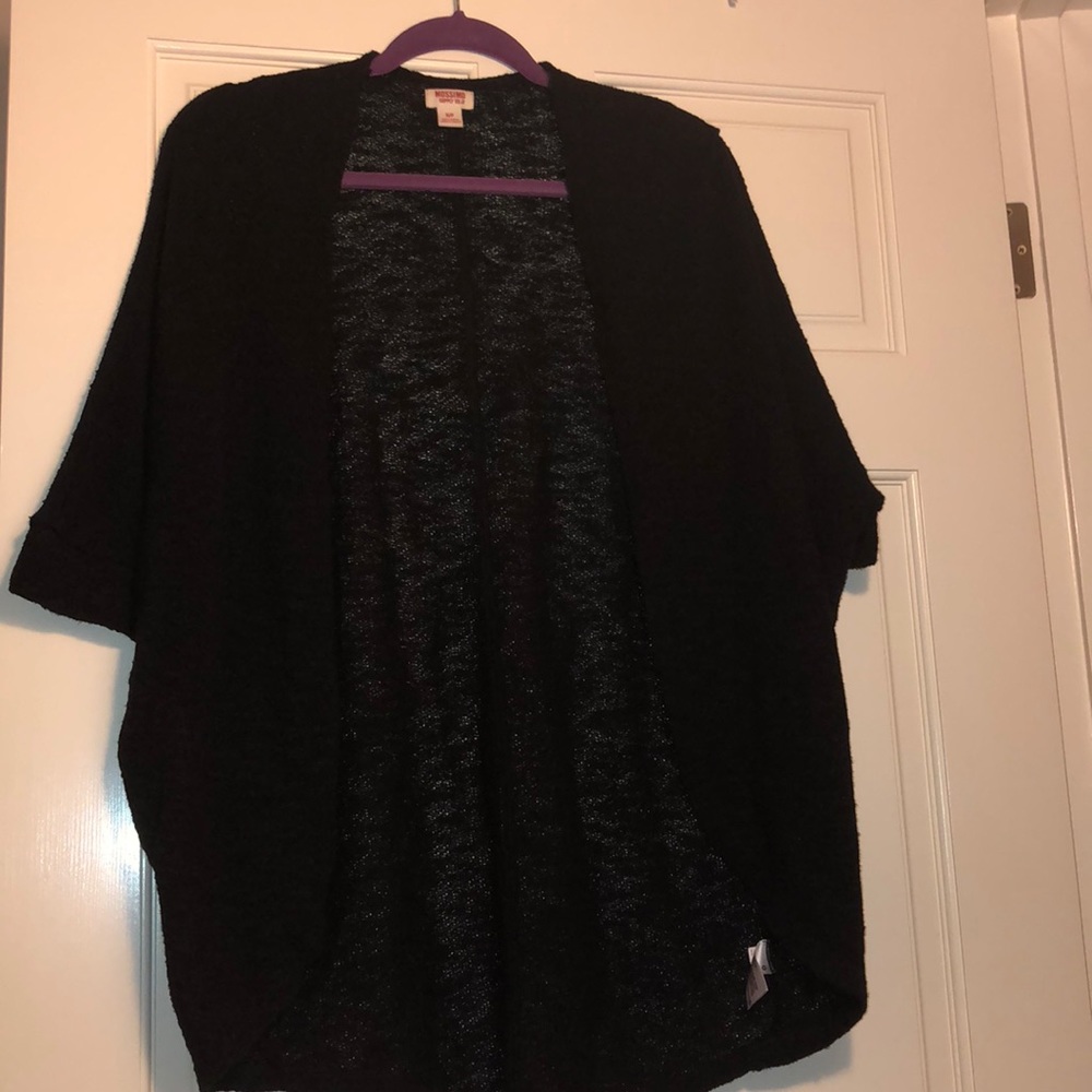 Black Cocoon cardigan